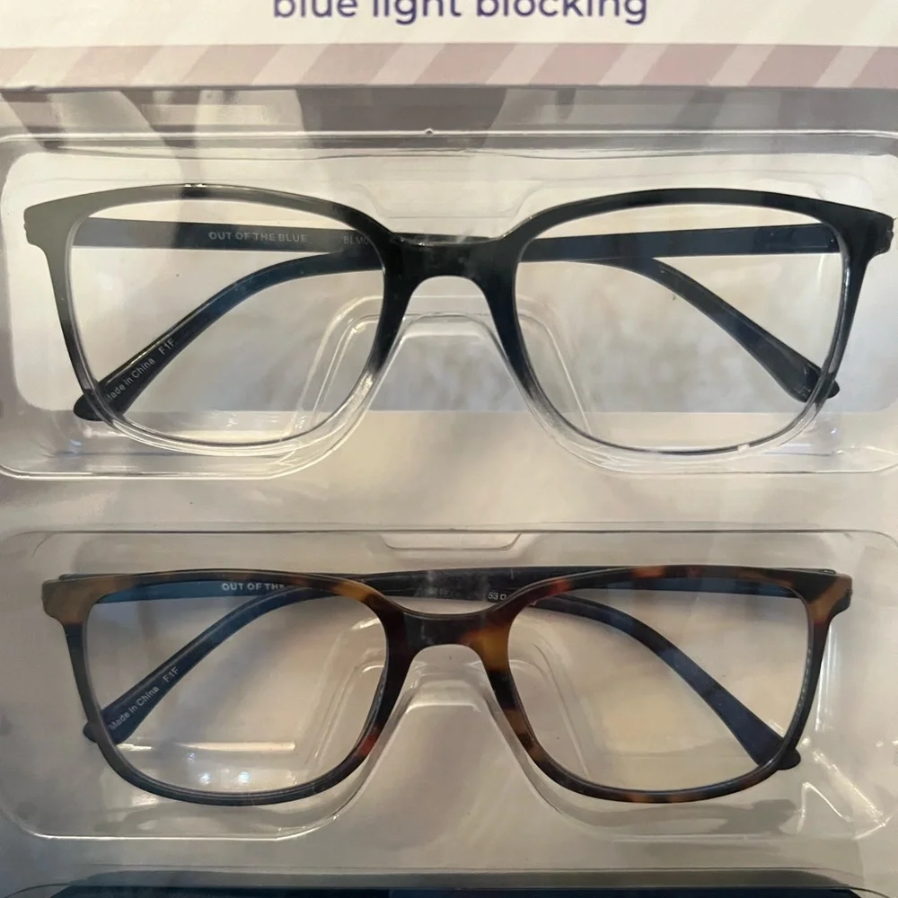 Digital Glasses - Blue Light Blocking, Black and Brown Set